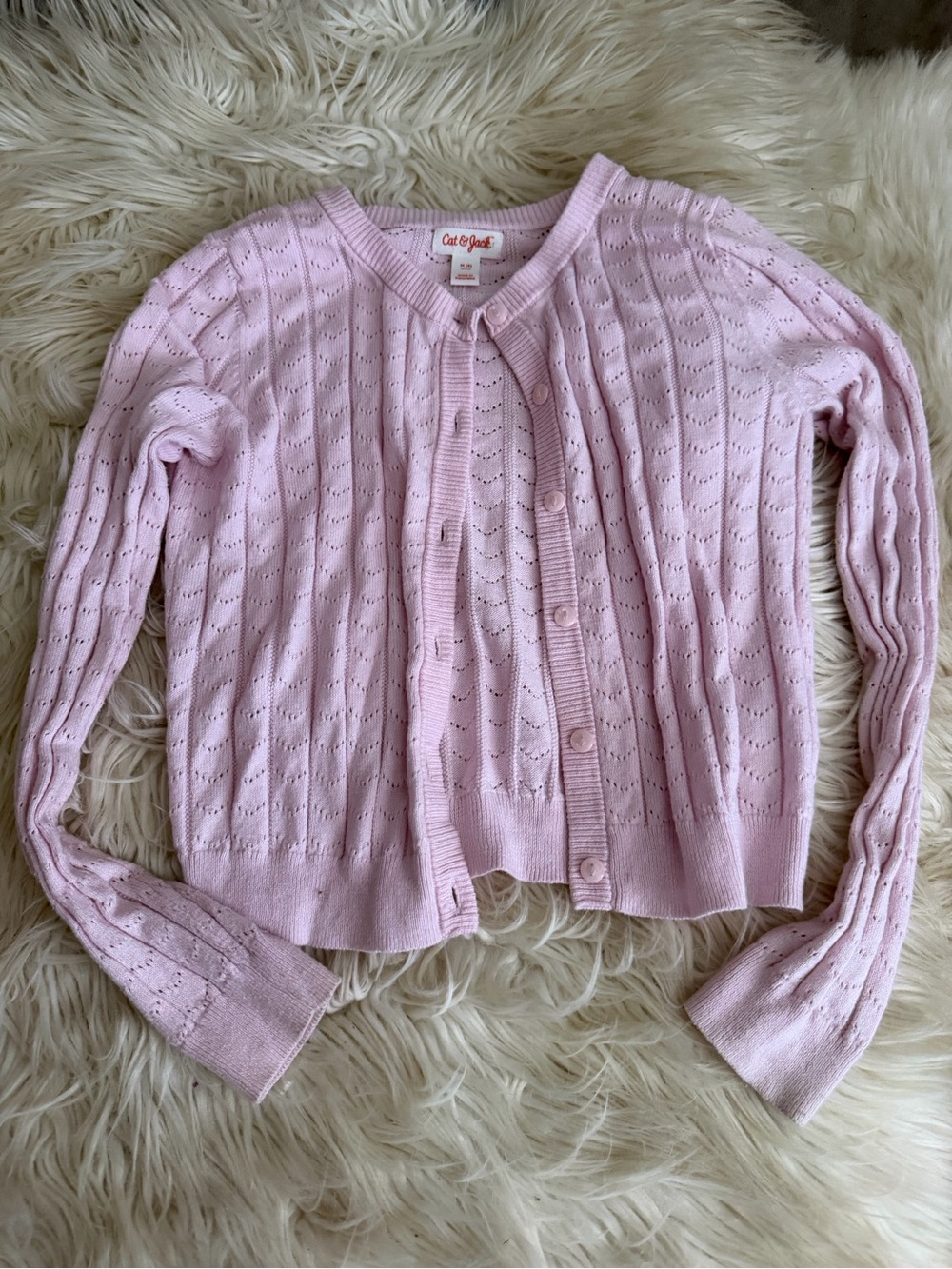Cat & Jack Girls Pink Cardigan
